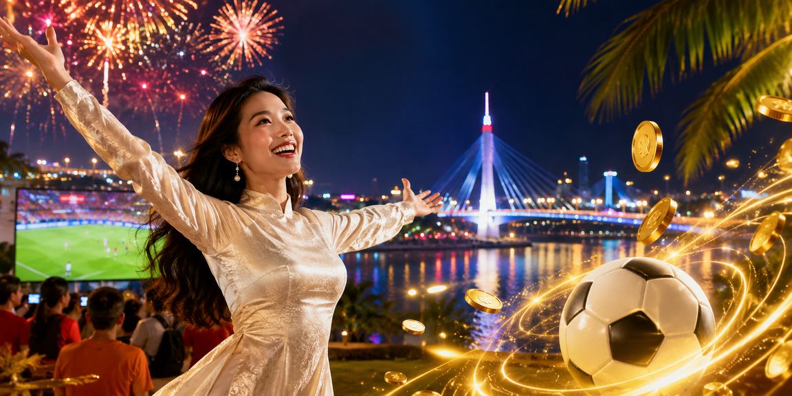 Cô gái mặc áo dài tại Cần Thơ xem kết quả bóng đá và kiểm tra voucher thể thao trên điện thoại