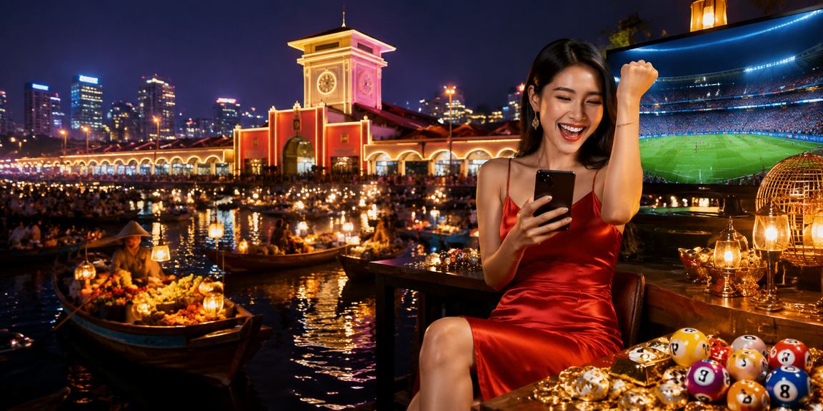 Người dùng tại TP.HCM trải nghiệm xổ số và game trực tuyến trên điện thoại